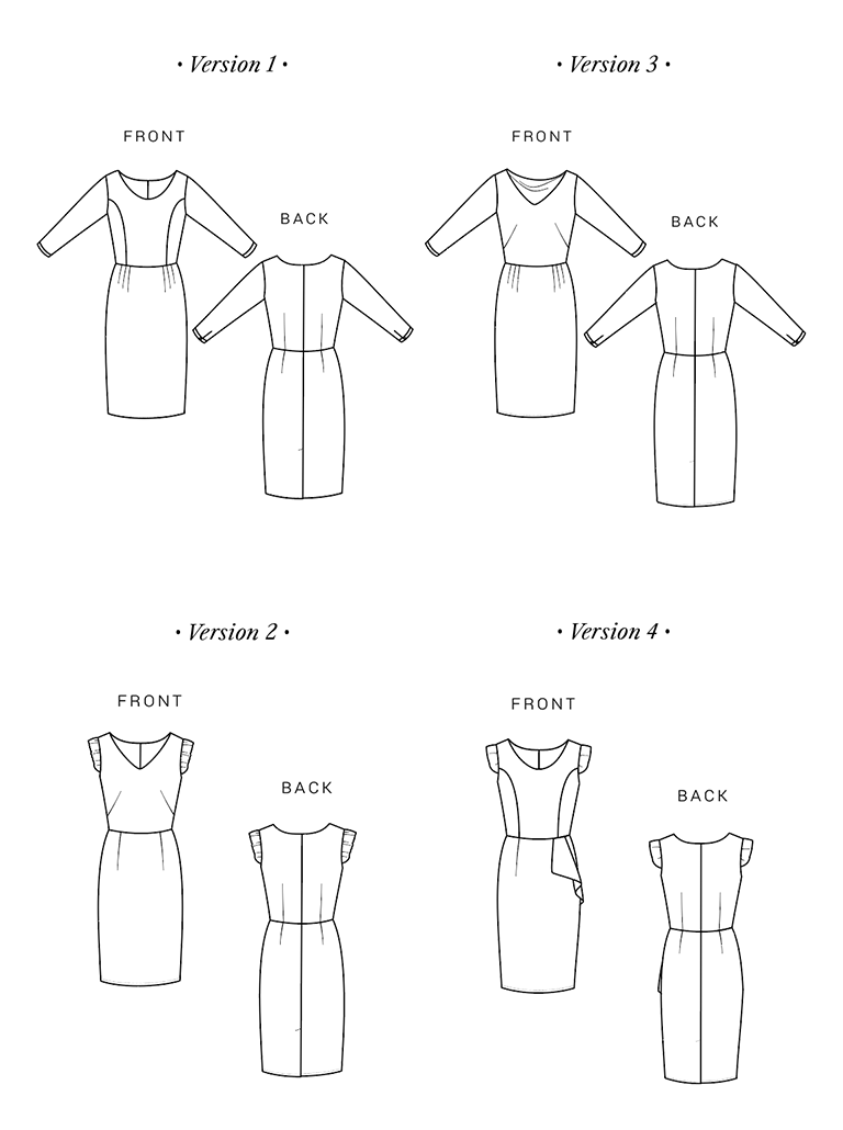 Claudette Dress (sizes 0 - 16) (last copy available)