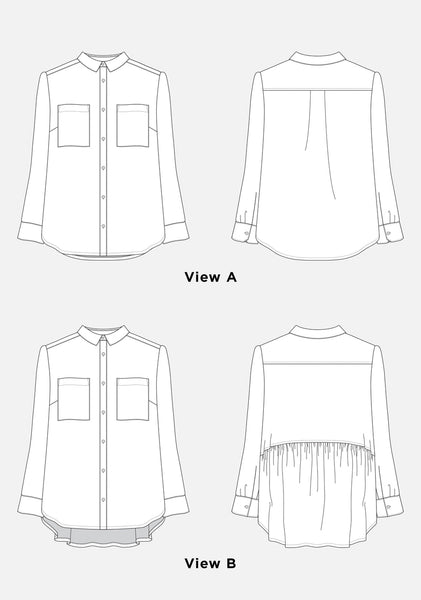 Archer Button Up Shirt (sizes 14 - 32)