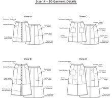 Reed Skirt (sizes 14 - 30)