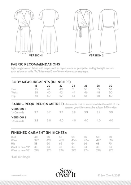Eve Dress (sizes 18 - 30)